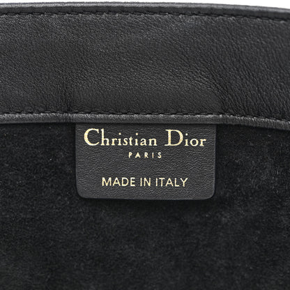 Christian Dior Calfskin Embossed Medium Book Tote Black 6 of 10