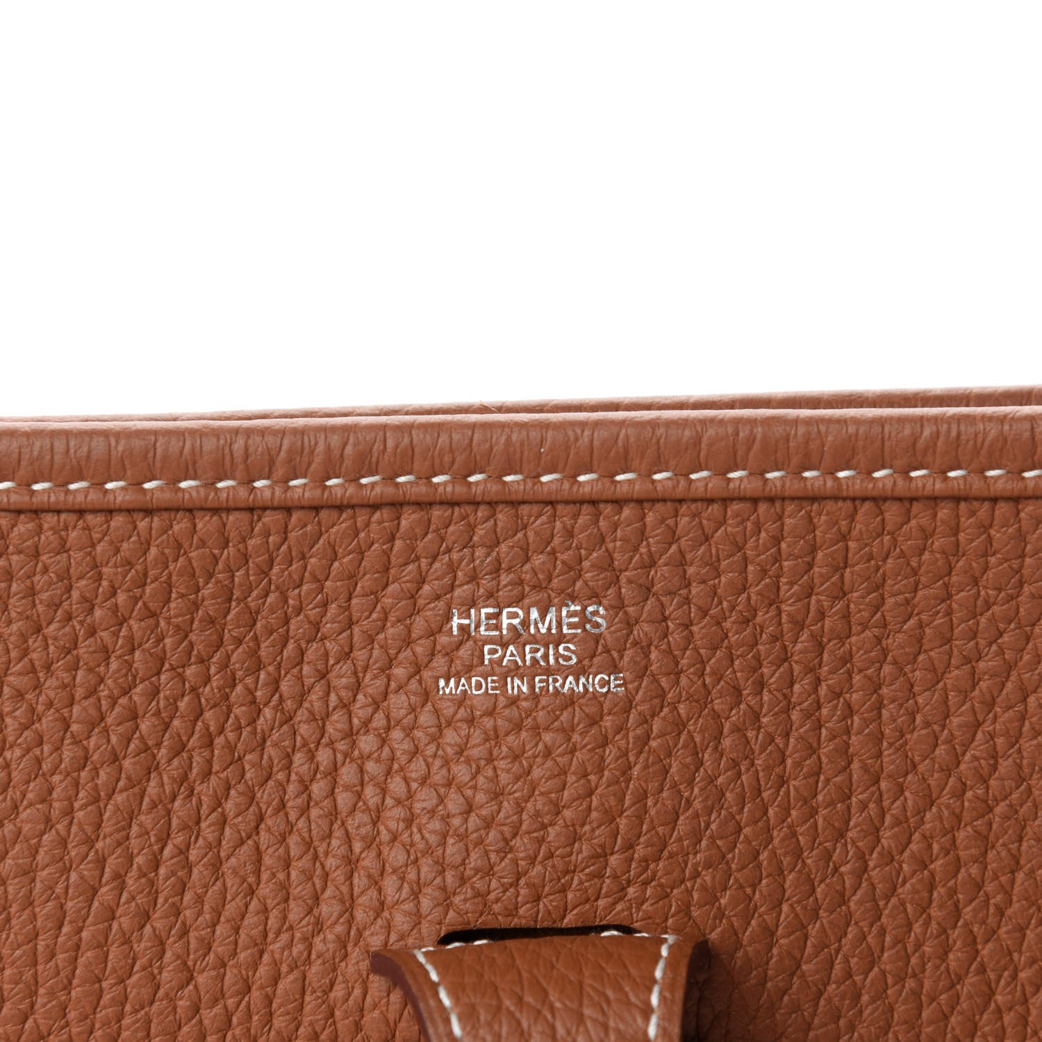 Hermes Taurillon Clemence Evelyne III PM Gold 10 of 12