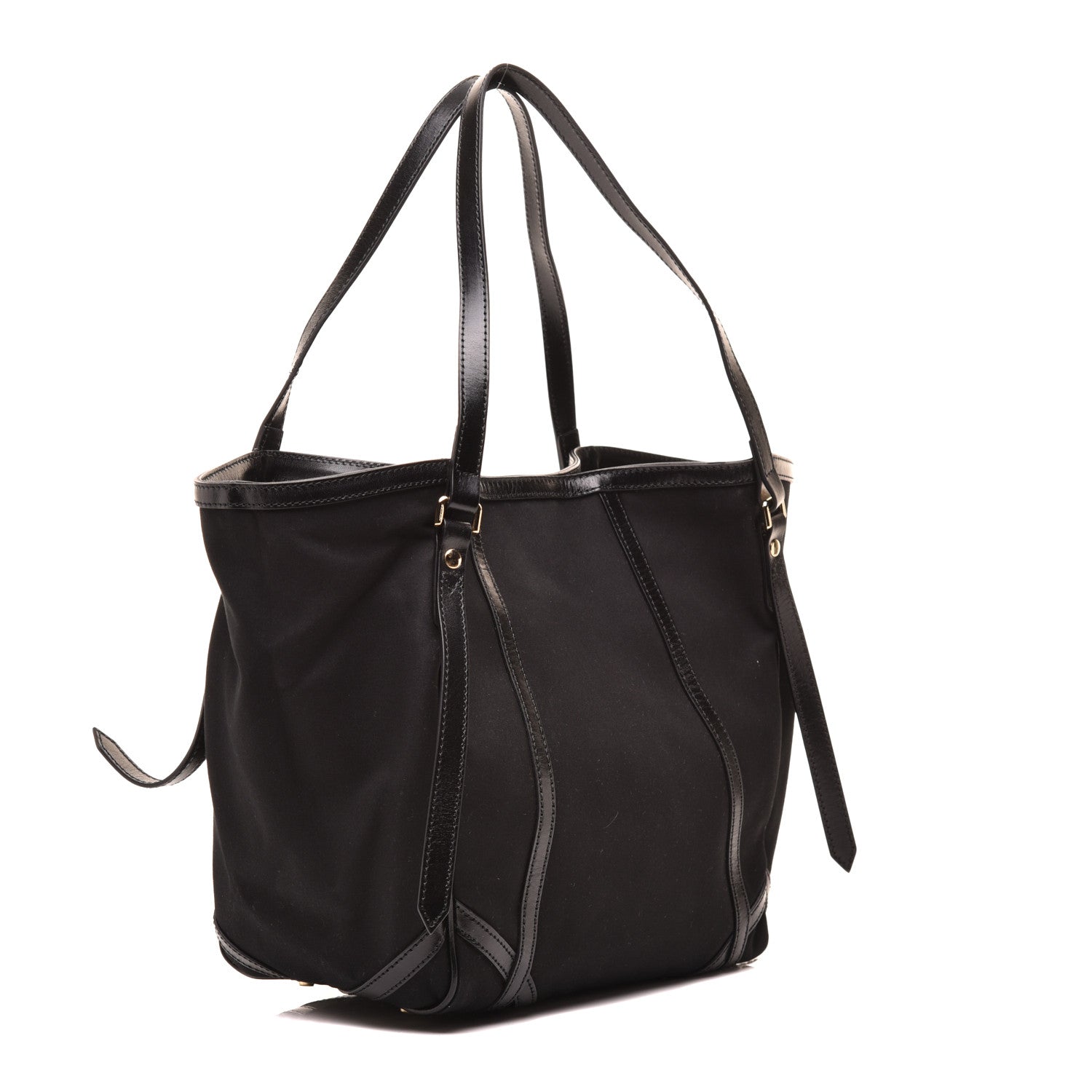 Burberry Canvas Small Canterbury Tote Black 3 of 8