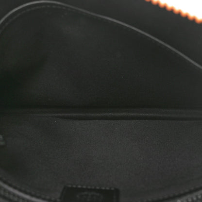 MCM Visetos Medium Stark Wristlet Pouch Black Cognac 5 of 8