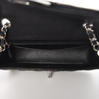 Chanel Lambskin Quilted Mini Rectangular Flap Black 5 of 8