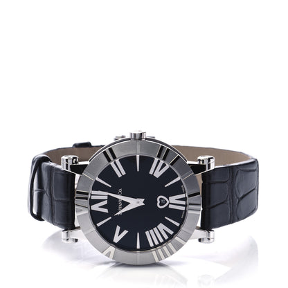 Tiffany Stainless Steel Alligator 36mm Atlas Quartz Watch Black 2 of 7