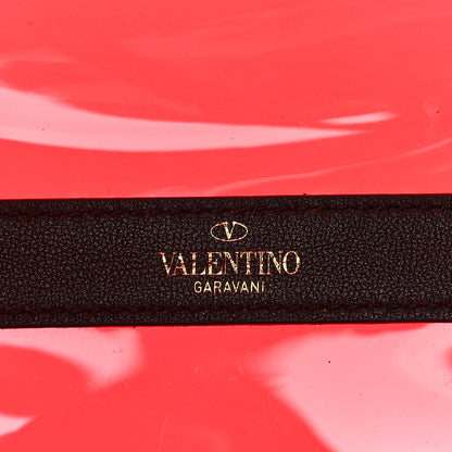 Valentino Garavani Plexy VLTN Small Shopping Bag Red Black 7 of 9