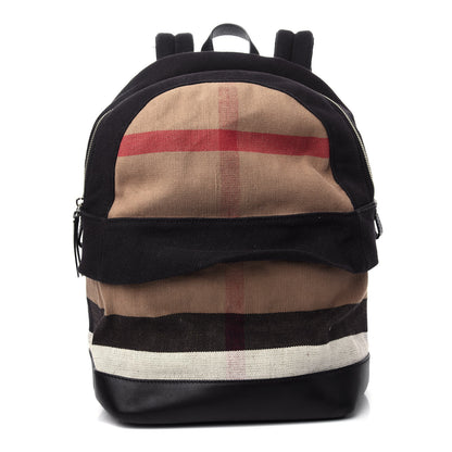 Burberry Jute Calfskin Mega Check Children's Backpack 1 of 13