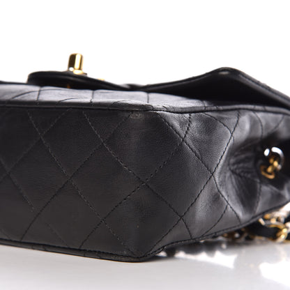 Chanel Lambskin Quilted Mini Square Flap Black 10 of 10