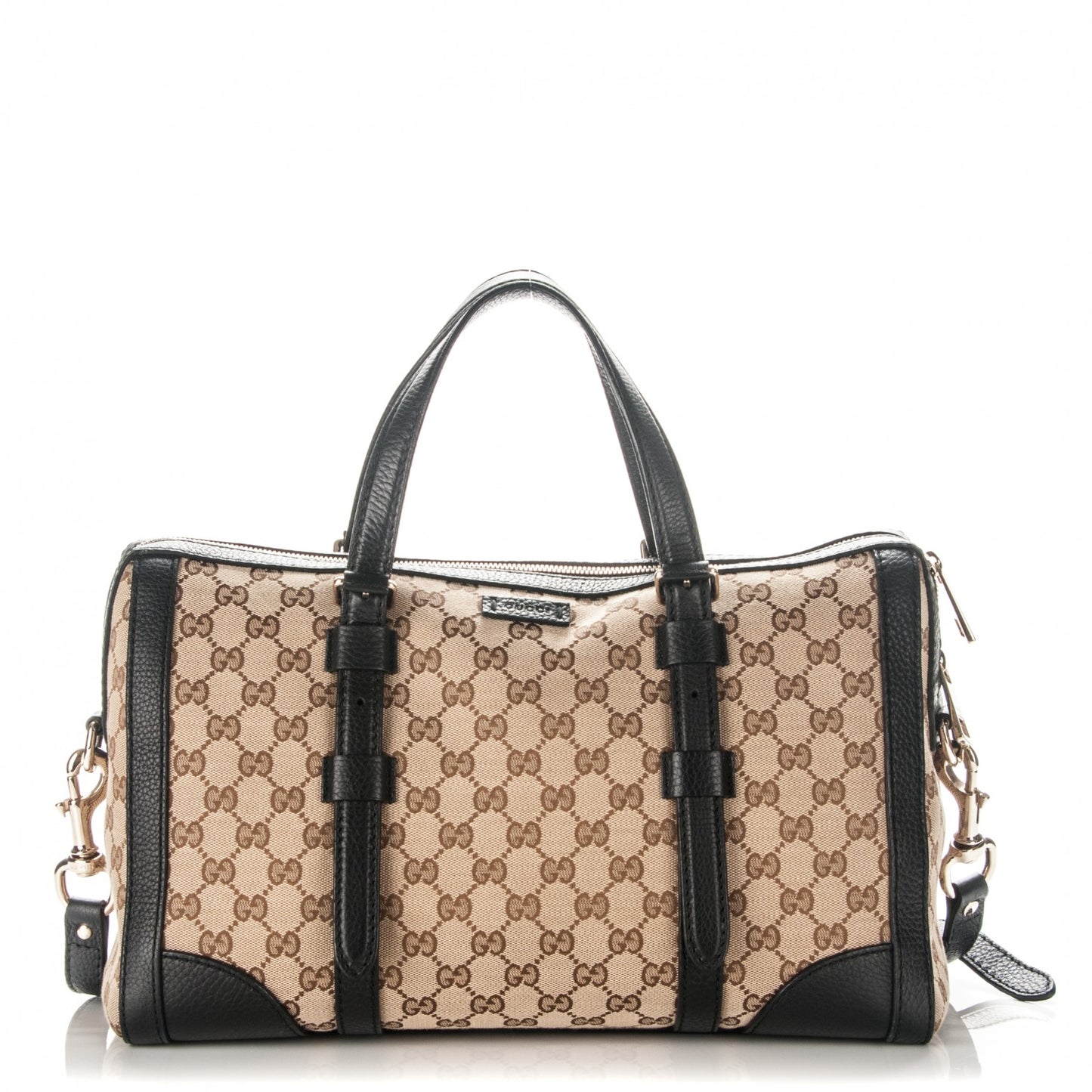 Monogram Cellarius Calfskin Large Boston Beige Ebony Black