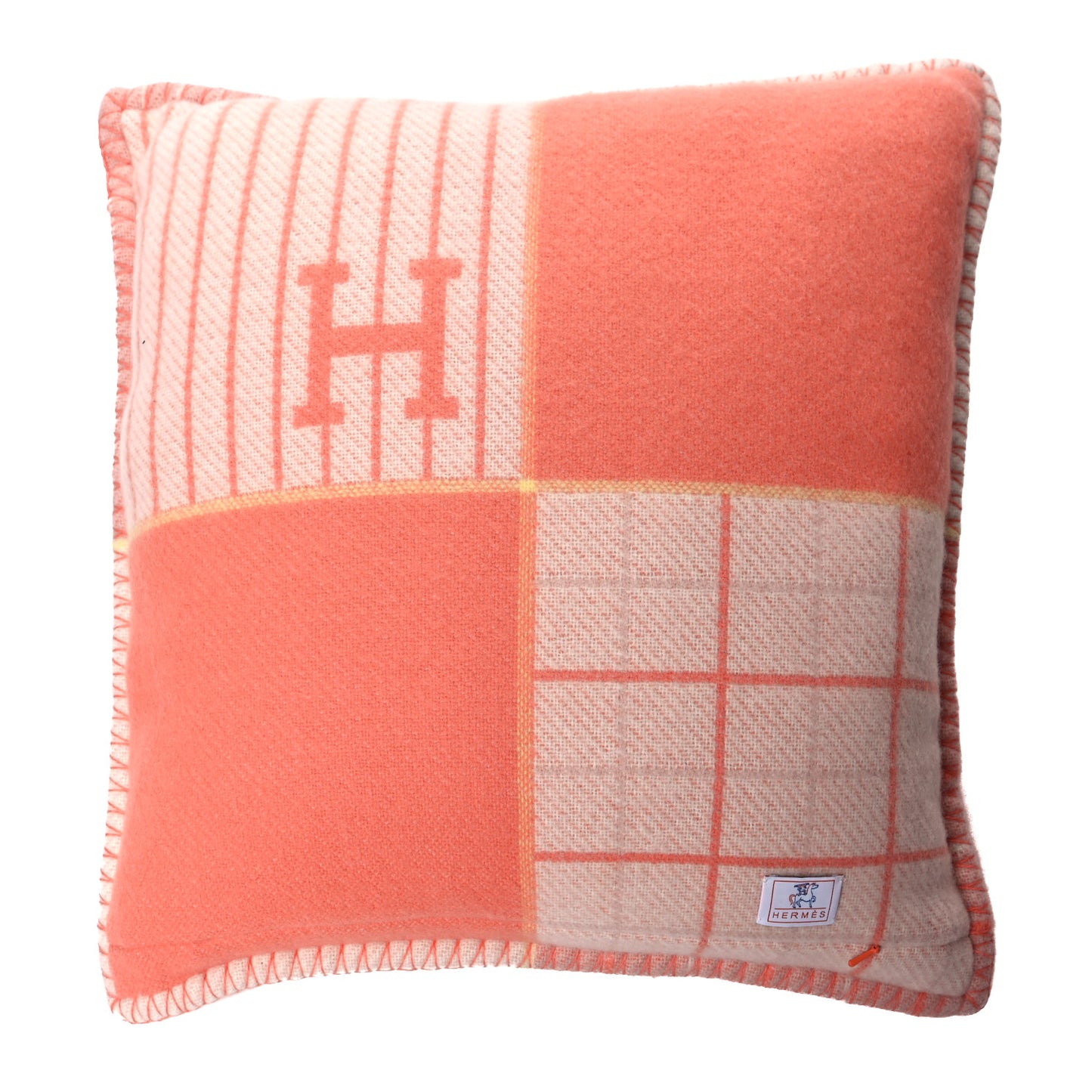 Wool Cashmere Avalon Cabriole Pillow Melon