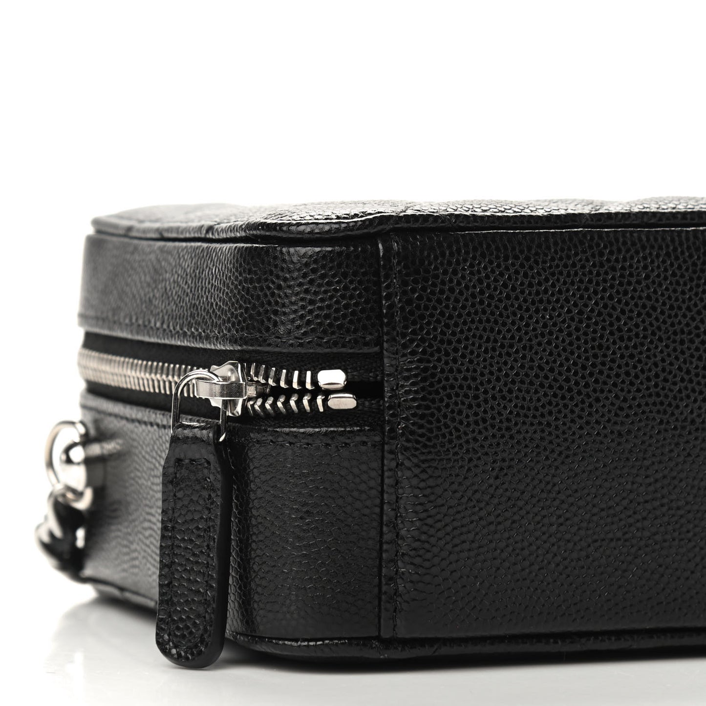 Caviar Quilted Camera Bag Black