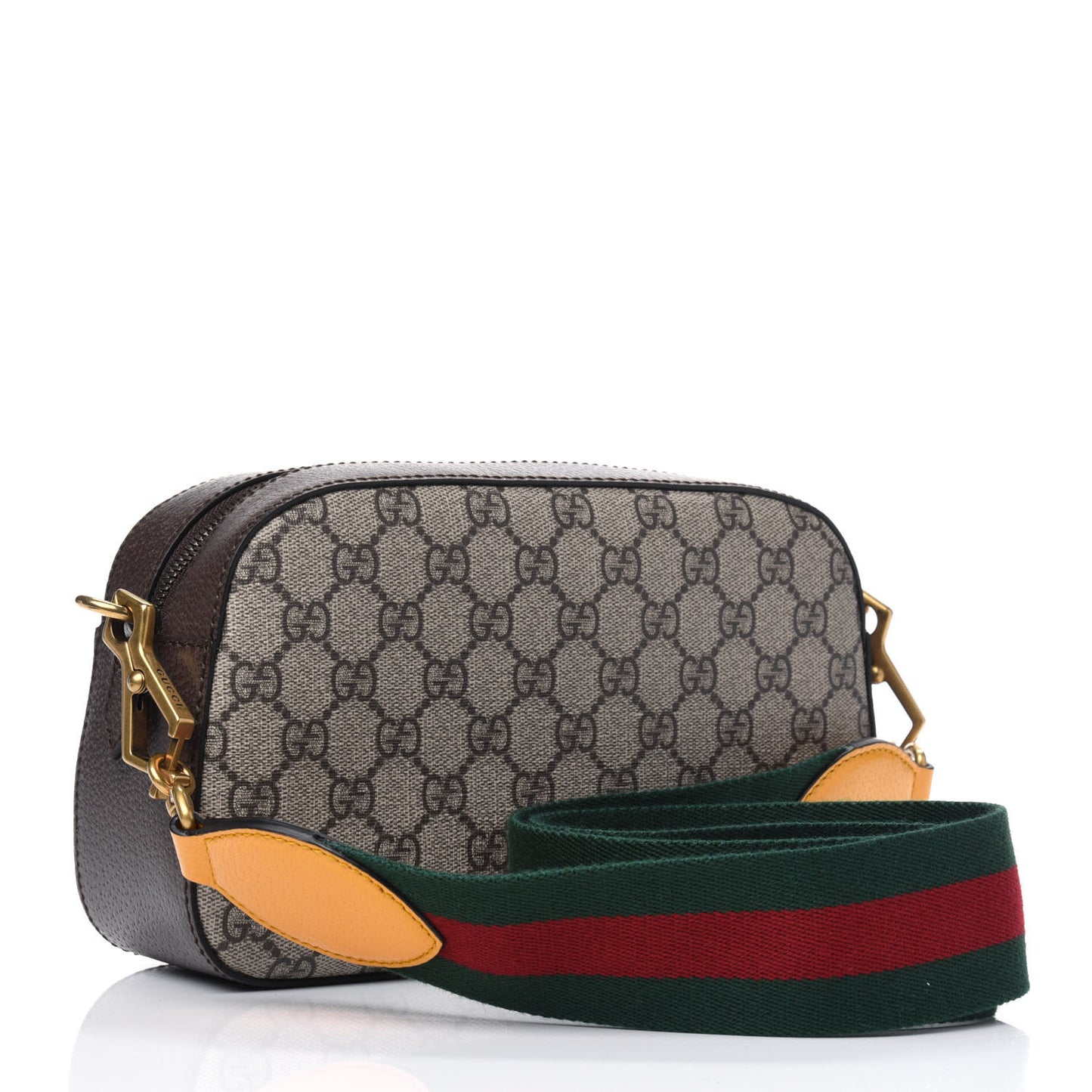 GG Supreme Monogram Web Neo Vintage Shoulder Bag Beige New Acero Crop