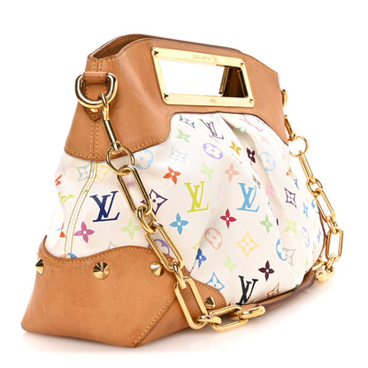 Louis Vuitton Monogram Multicolor Judy GM White 3 of 9
