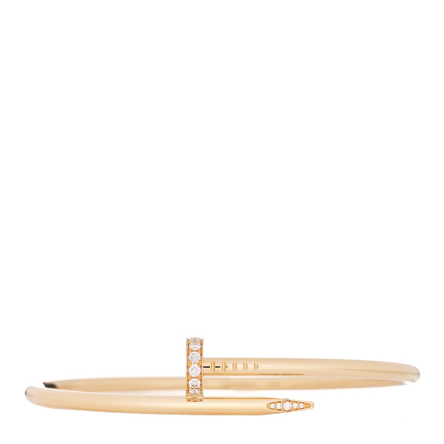 18K Yellow Gold Diamond Juste Un Clou Bracelet 20