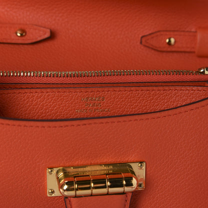 Hermes Evercolor Mini Convoyeur II Capucine 8 of 10
