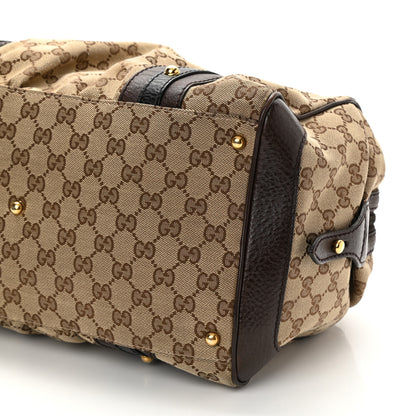 Gucci Monogram Medium Interlocking Icon Tote Dark Brown 8 of 9