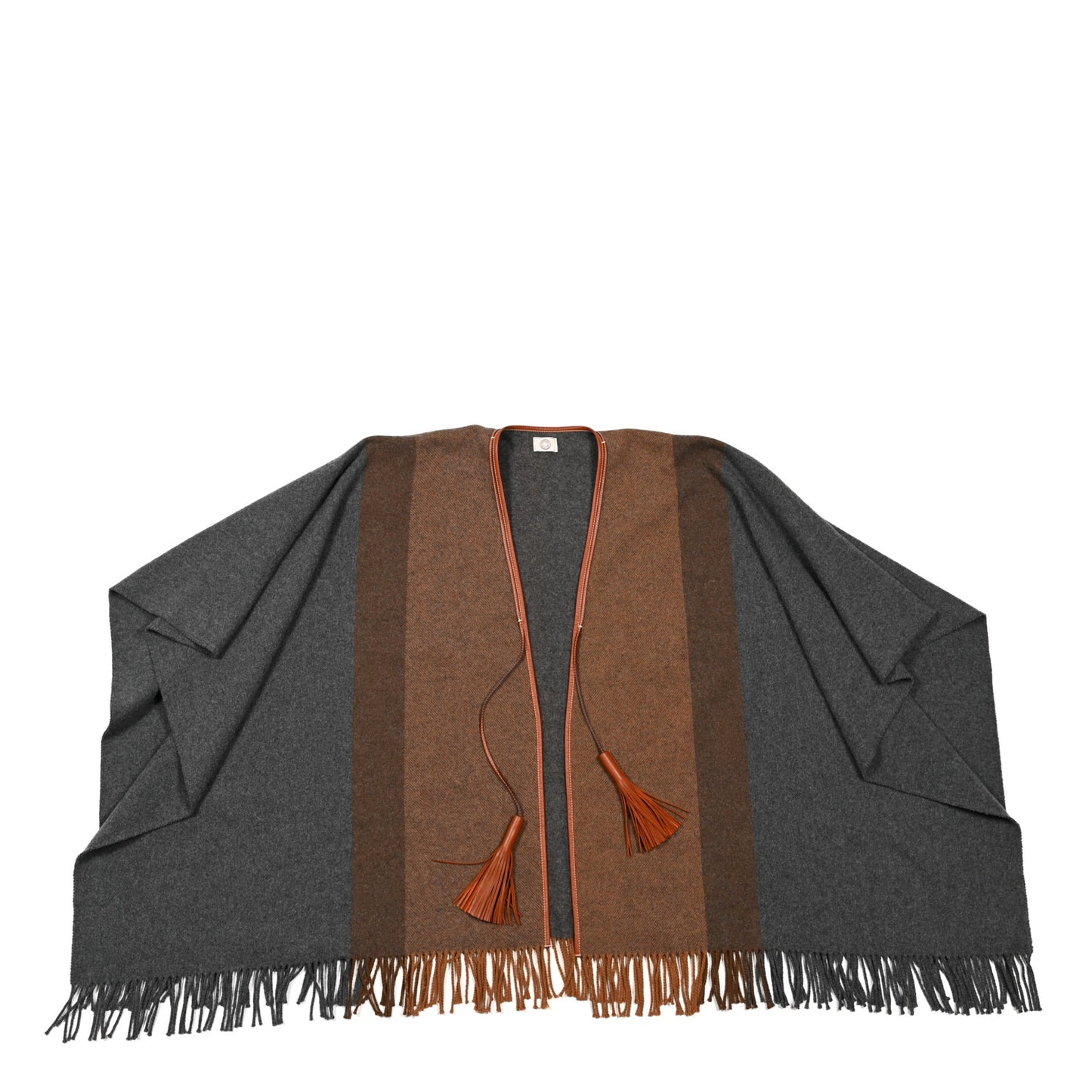 Wool Cashmere Bivouac Poncho Gold