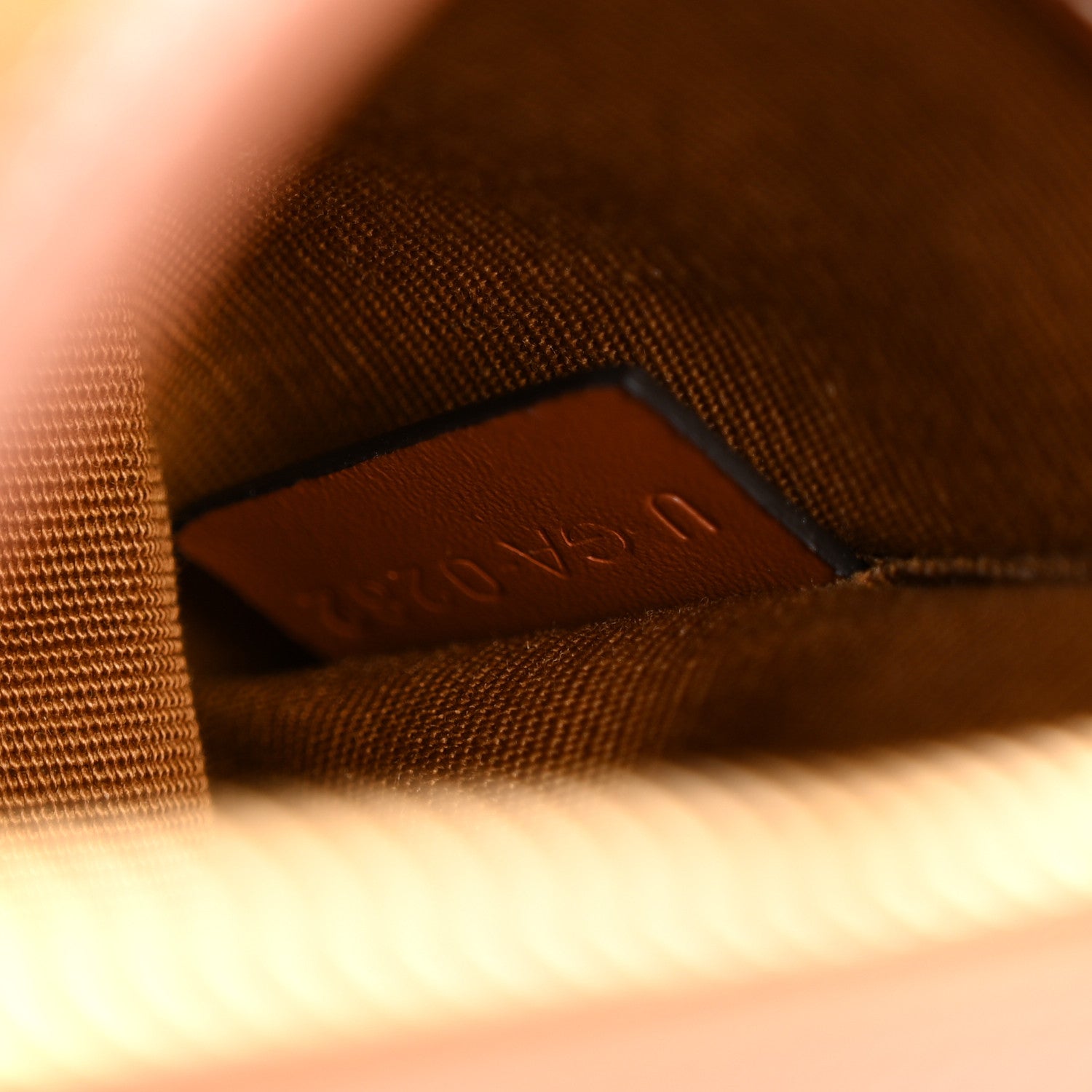 Celine Triomphe Canvas Calfskin Small Boston Bag Tan 8 of 13