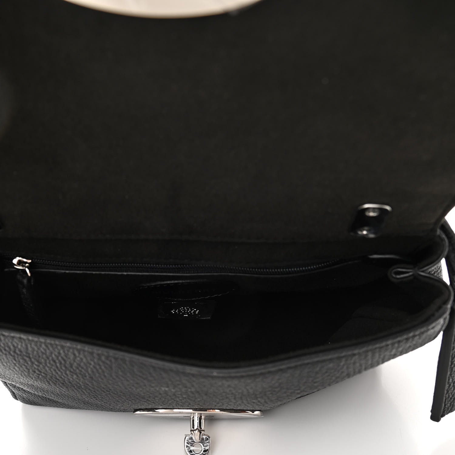 Mulberry Glossy Goatskin Small Lily Flap Black 5 of 11