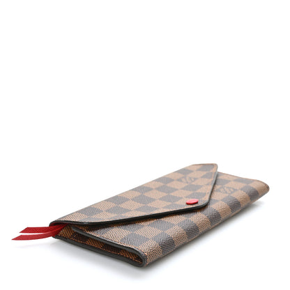 Louis Vuitton Damier Ebene Josephine Wallet Red 4 of 8