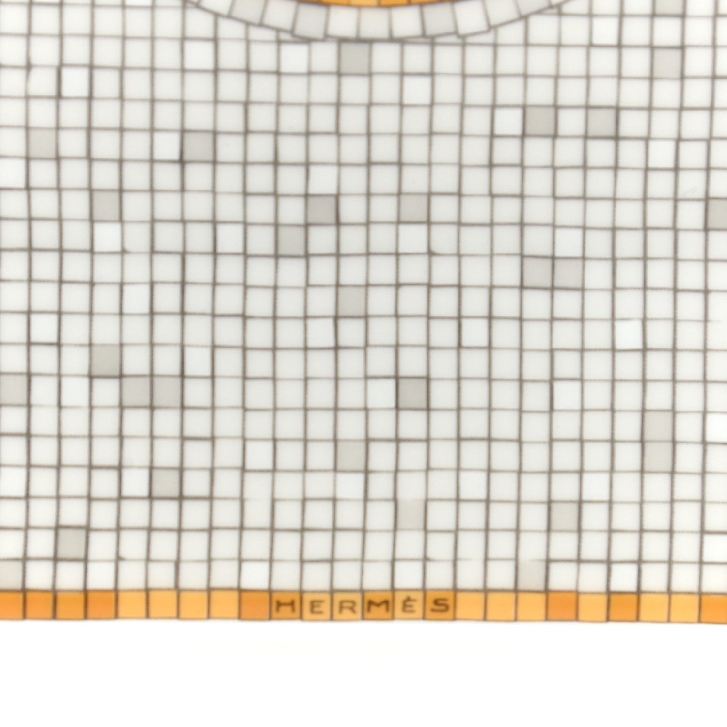 Hermes Porcelain Mosaique au 24 Square Plate 4 of 7