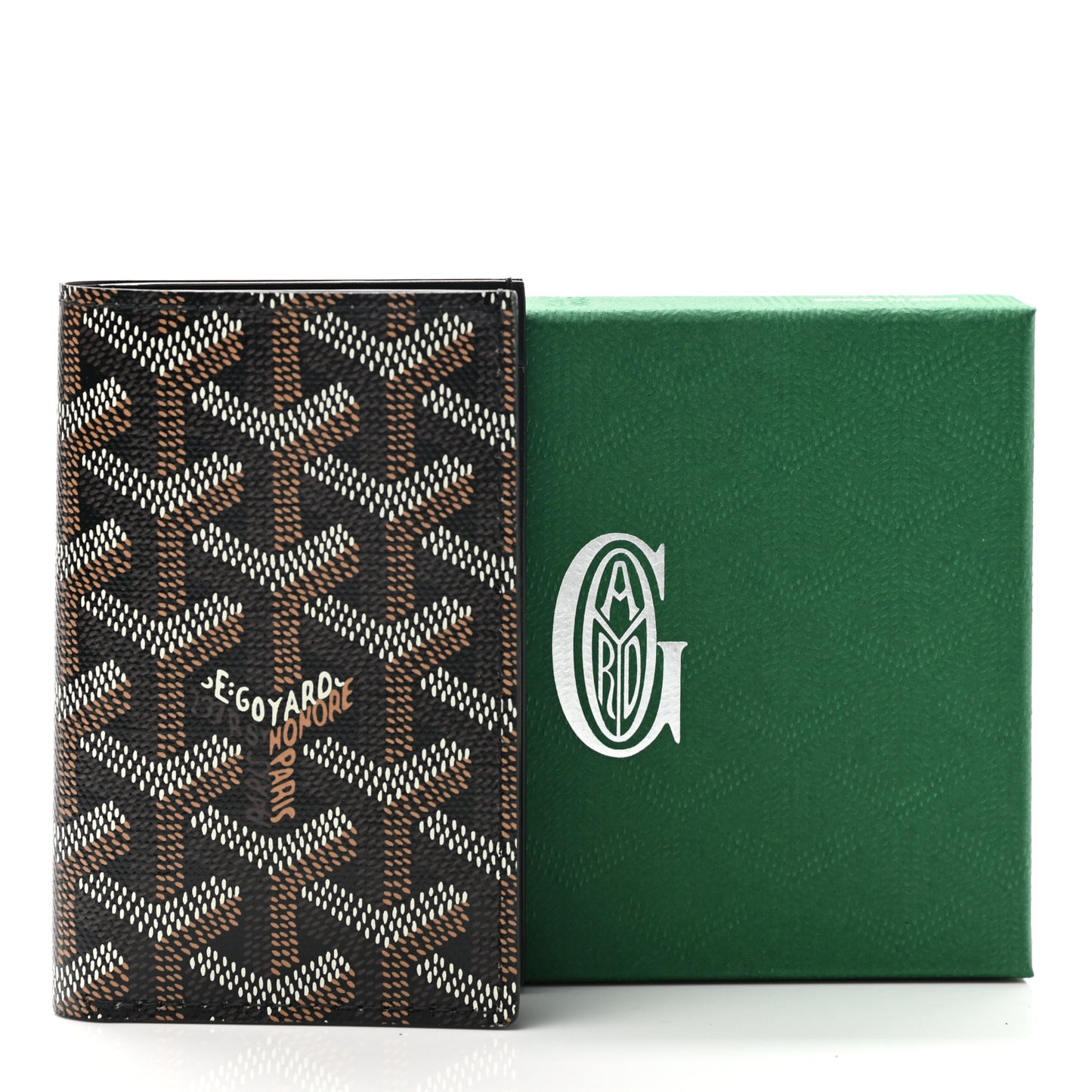 Goyardine Saint Pierre Card Holder Black