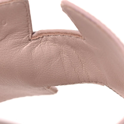 Hermes Box Calfskin Oran Sandals 39.5 Rose Pale 10 of 10