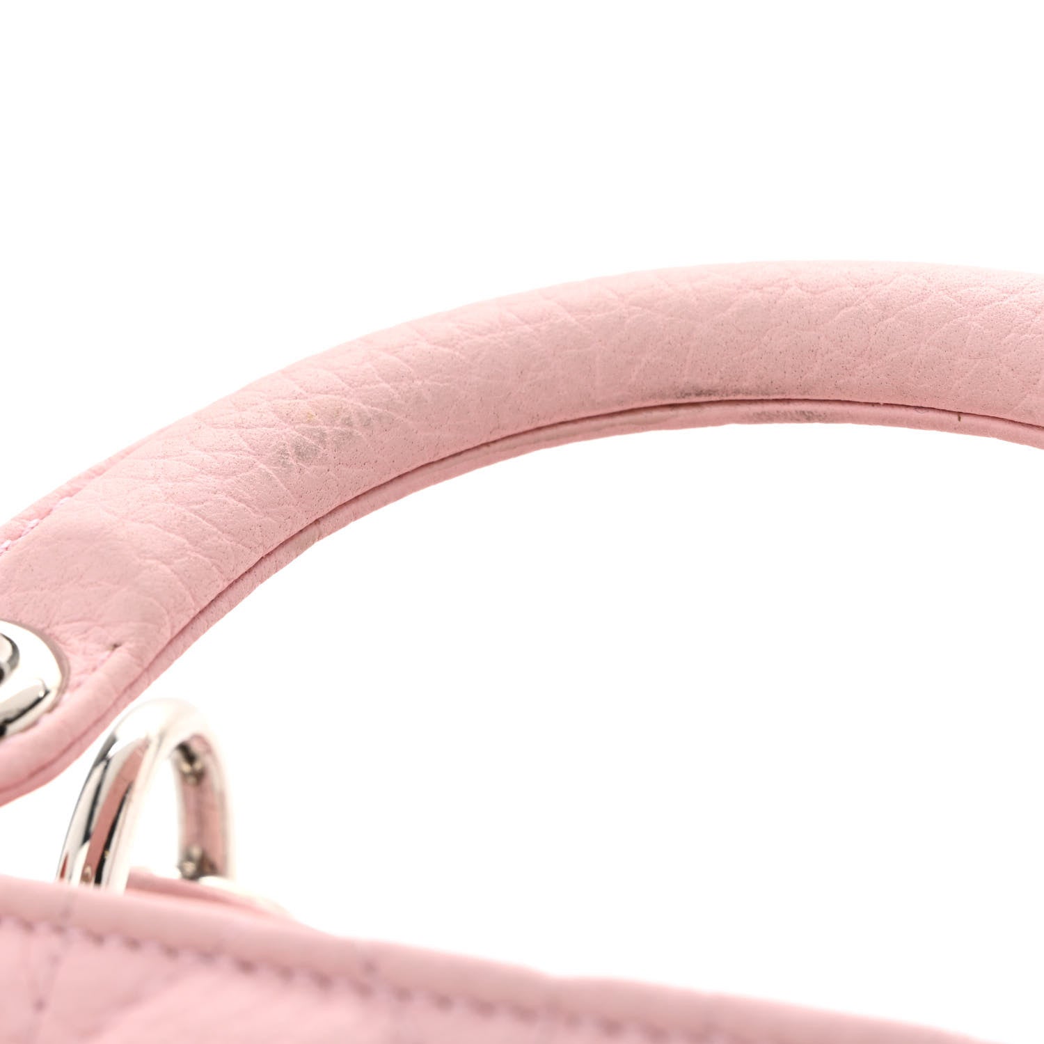 Christian Dior Grained Calfskin Cannage Nano Lady Dior Rose Clair 11 of 11