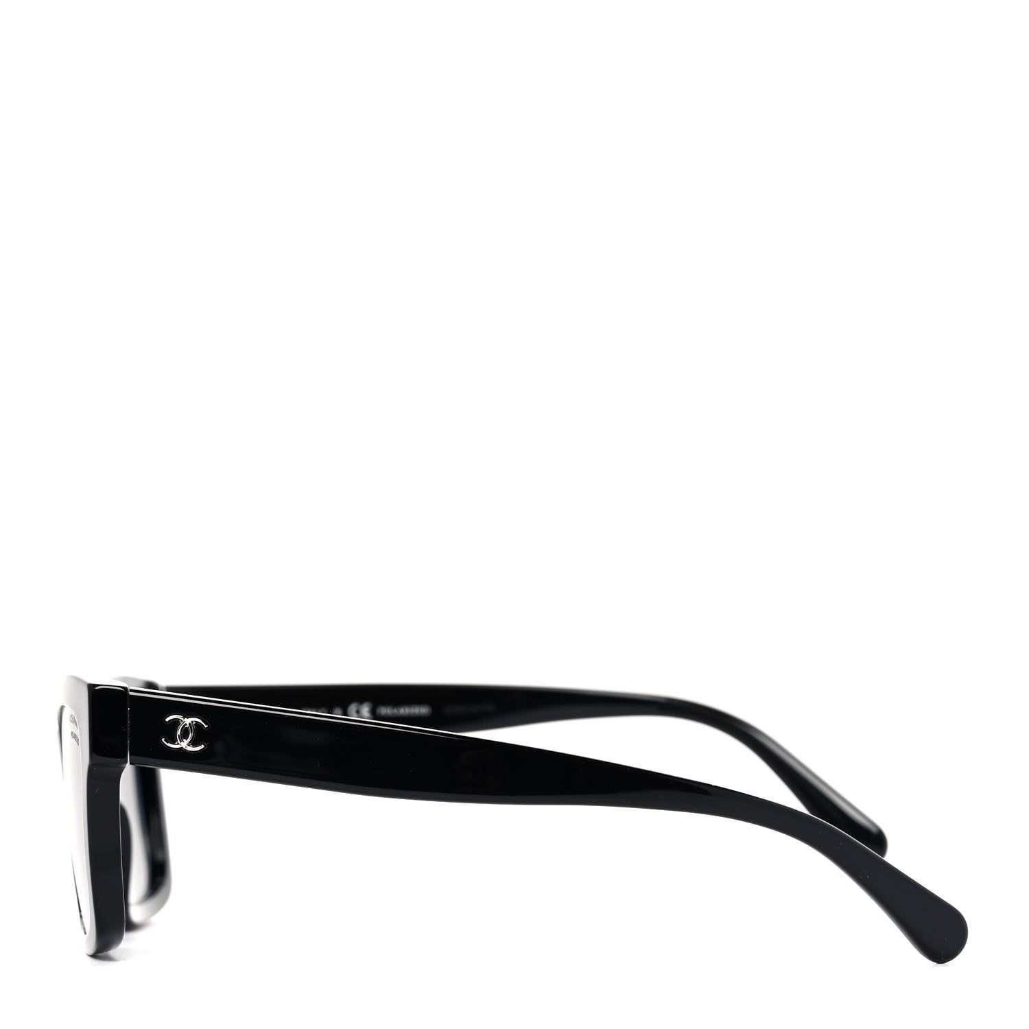 Chanel Acetate Polarized Square Sunglasses 5417 Black 3 of 7