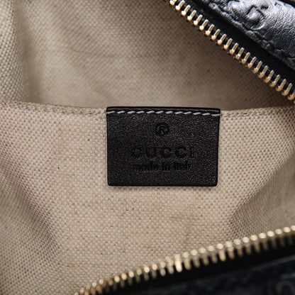 Gucci Guccissima Mini Bree Messenger Bag Black 6 of 7