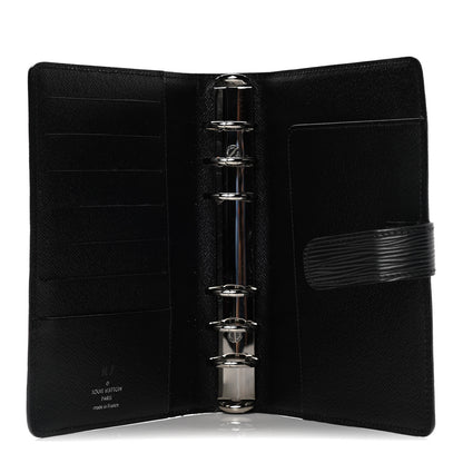 Louis Vuitton Epi Medium Ring Agenda Black 4 of 5
