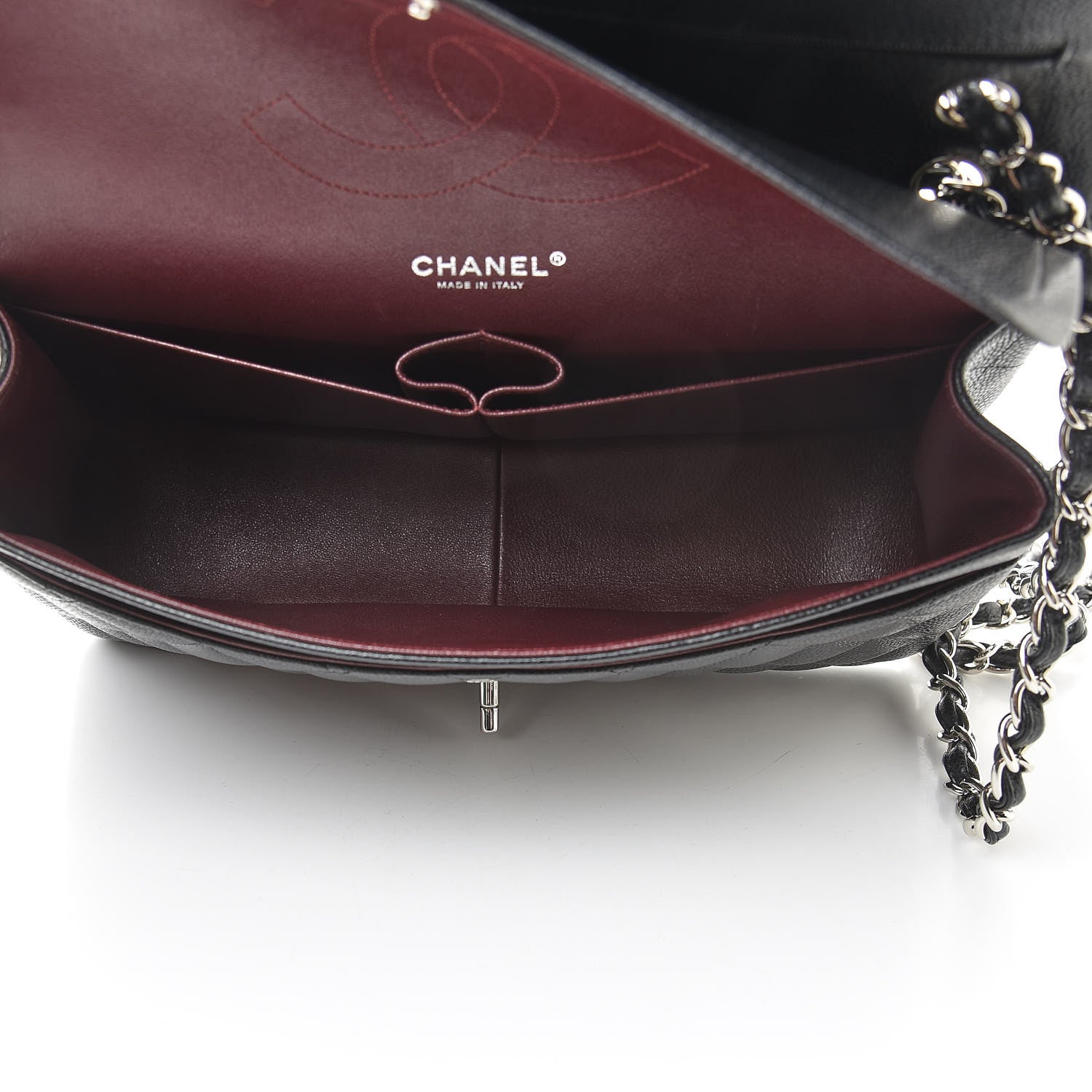 Chanel Caviar Quilted Jumbo Double Flap Black 5 of 12