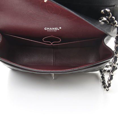 Chanel Caviar Quilted Jumbo Double Flap Black 5 of 12