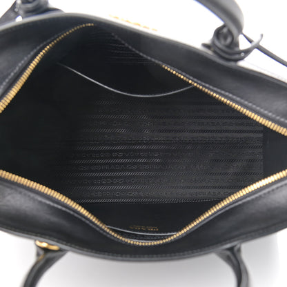 Prada Saffiano City Calfskin Medium Esplanade Tote Black 5 of 10