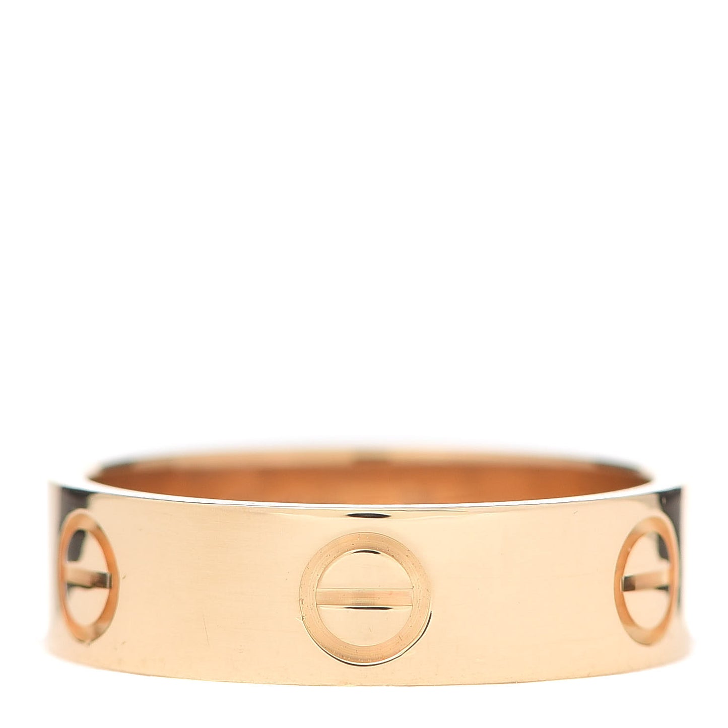 18K Yellow Gold 5.5mm LOVE Ring 55 7.25
