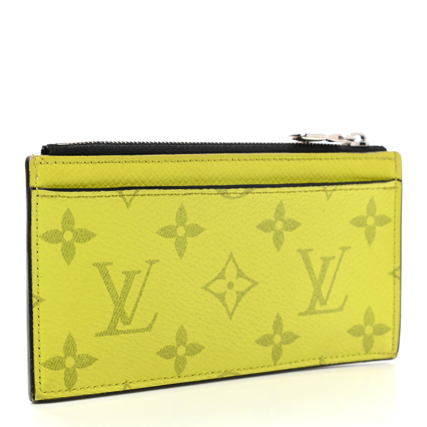 Monogram Taiga Coin Card Holder Yellow