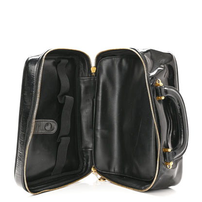 Chanel Patent CC Vanity Cosmetic Case Black 5 of 10