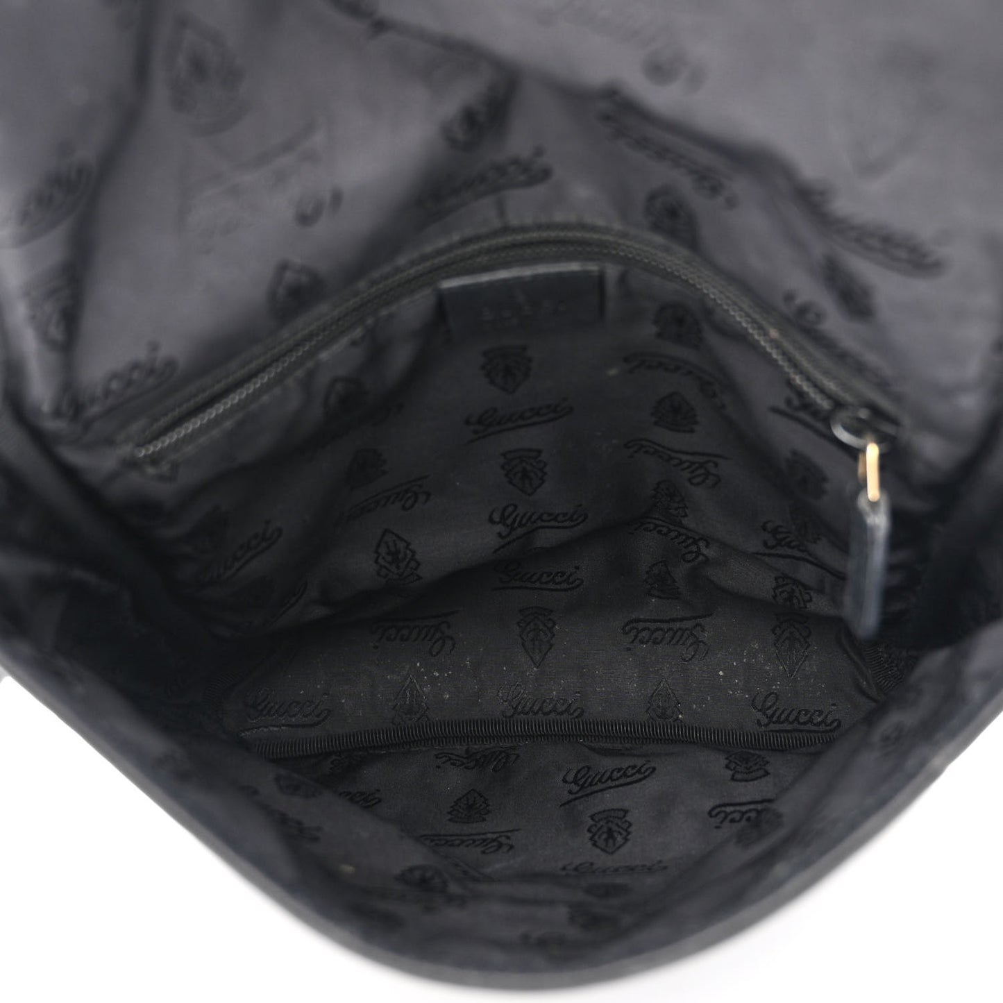 Guccissima Small Flap Messenger Bag Black