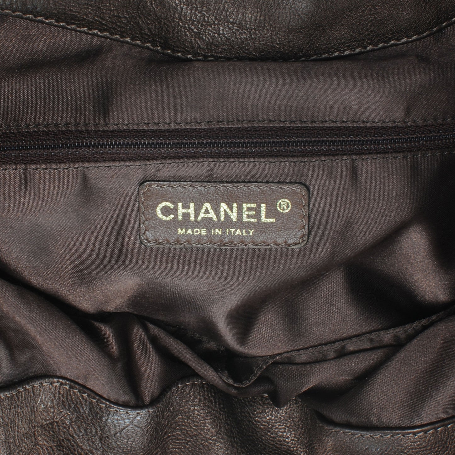 Calfskin Baby Coco Cabas Bronze