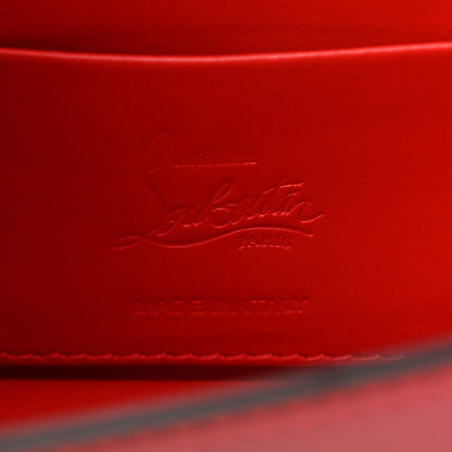 Christian Louboutin Metallic Calfskin Loubi54 Crossbody Clutch Red 6 of 9