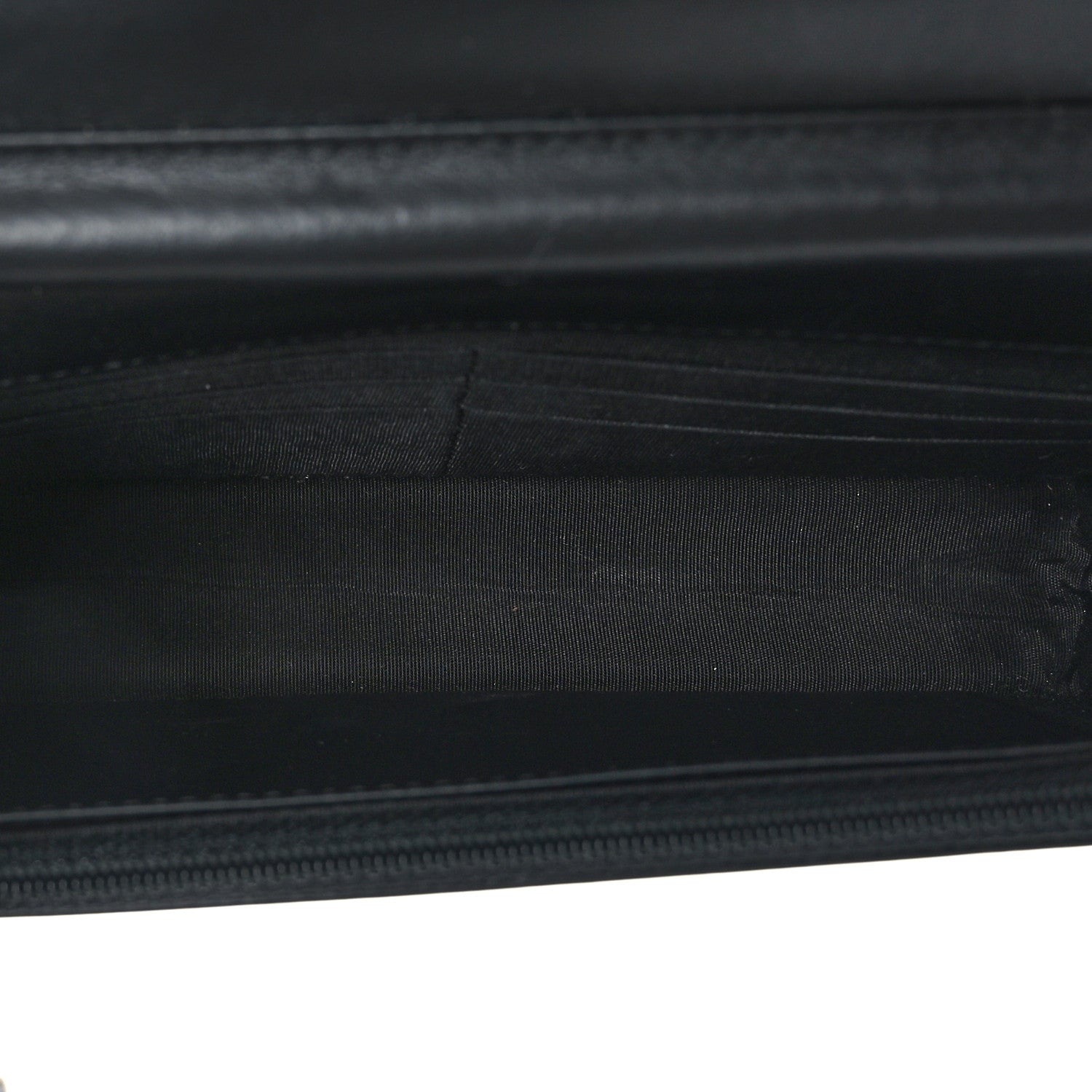 Chanel Caviar Quilted Boy Wallet On Chain WOC Black 4 of 10