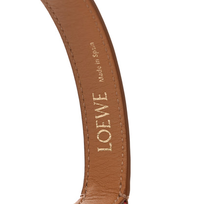Loewe Jacquard Anagram Calfskin Small Cubi Bag Red Warm Desert 8 of 12