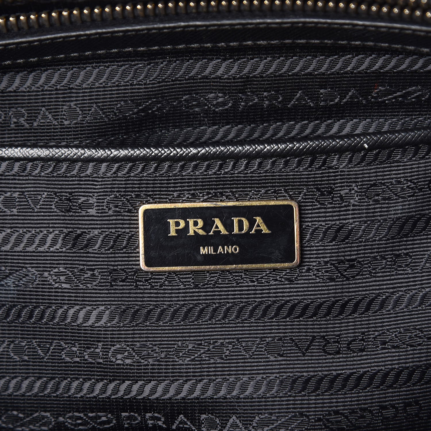 Prada Saffiano Medium Galleria Double Zip Tote Black 6 of 12