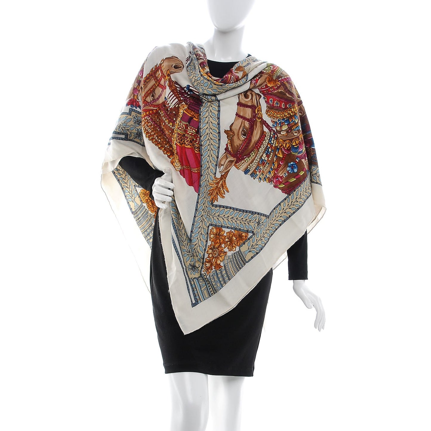 Cashmere Silk La Danse Du Cheval Shawl 140
