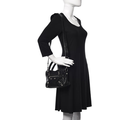 Balenciaga Agneau Giant 12 Silver Hardware Mini City Black 2 of 12