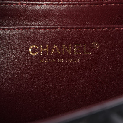 Chanel Lambskin Quilted Maxi Single Flap Black 6 of 6