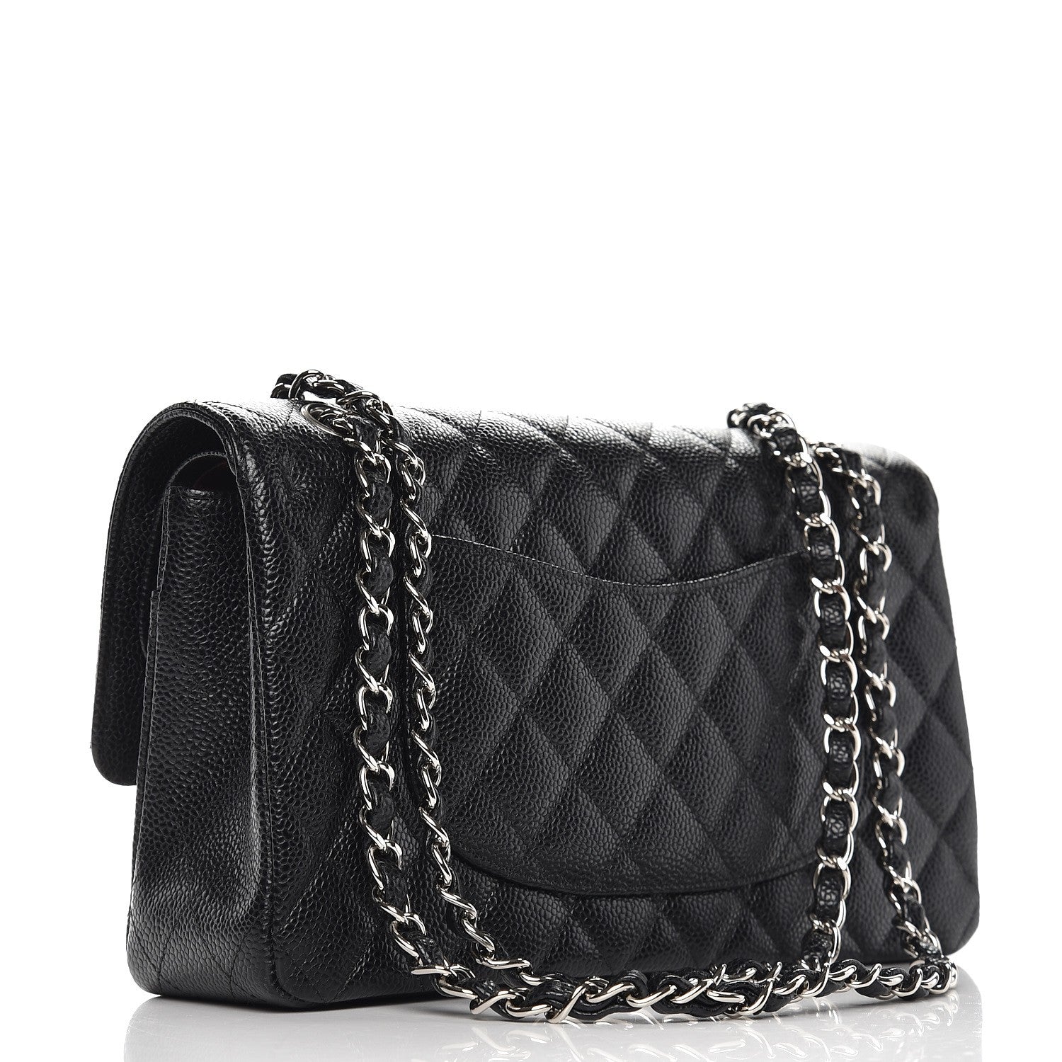 Chanel Caviar Quilted Medium Double Flap Black 4 of 9