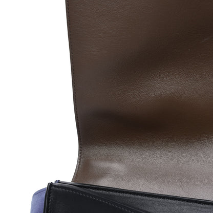 Celine Calfskin Suede Trapeze Tri-Color Cobalt 12 of 20
