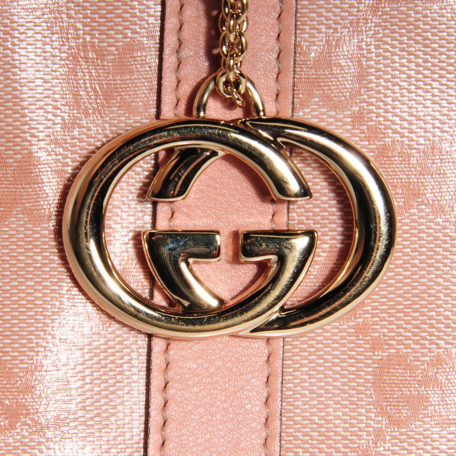 Gucci Crystal Monogram Medium Abbey Tote Blush 8 of 8