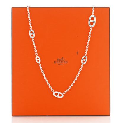 Hermes Sterling Silver Farandole Necklace 120 5 of 5