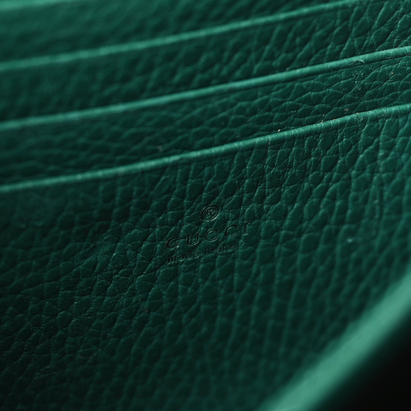 Calfskin Mini Dionysus Chain Wallet Emerald