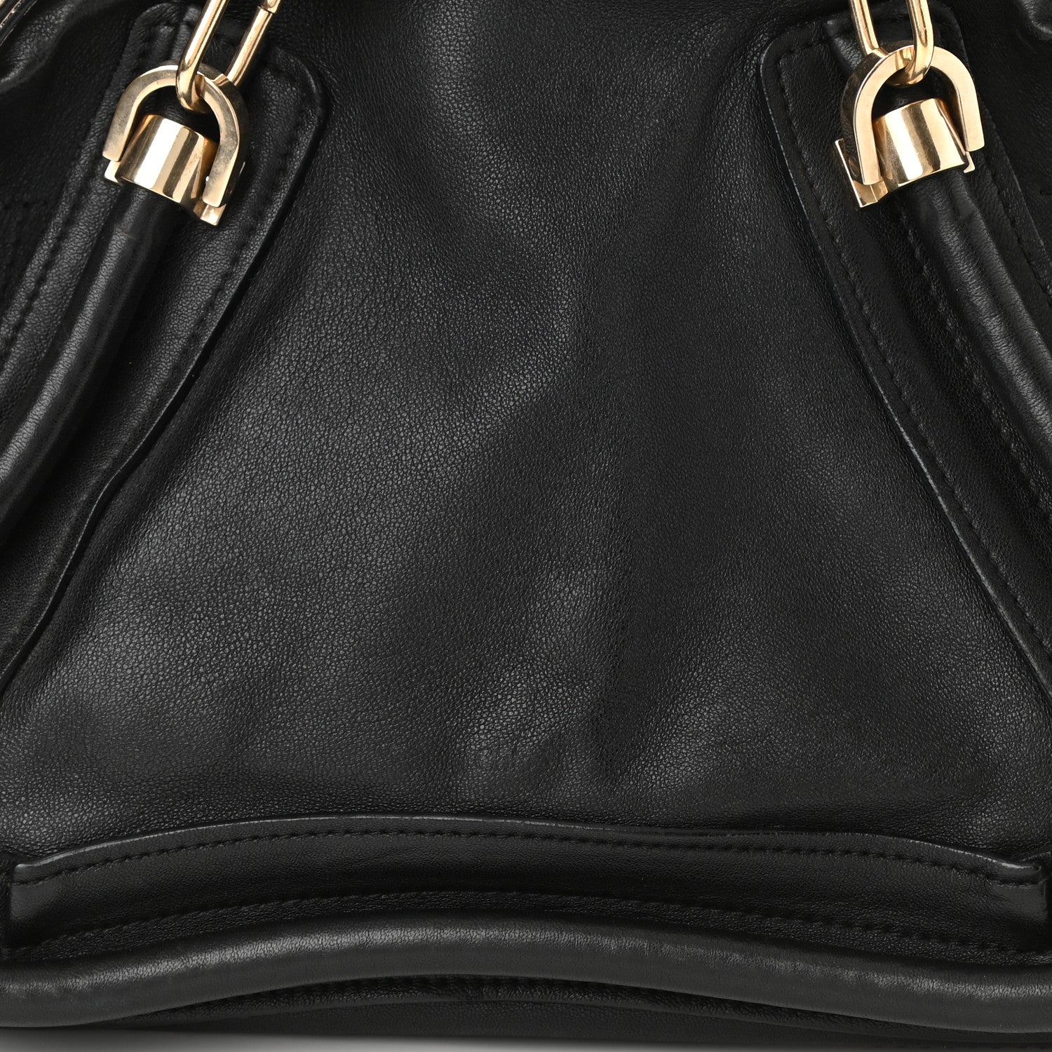 Chloe Calfskin Medium Military Paraty Black 7 of 18