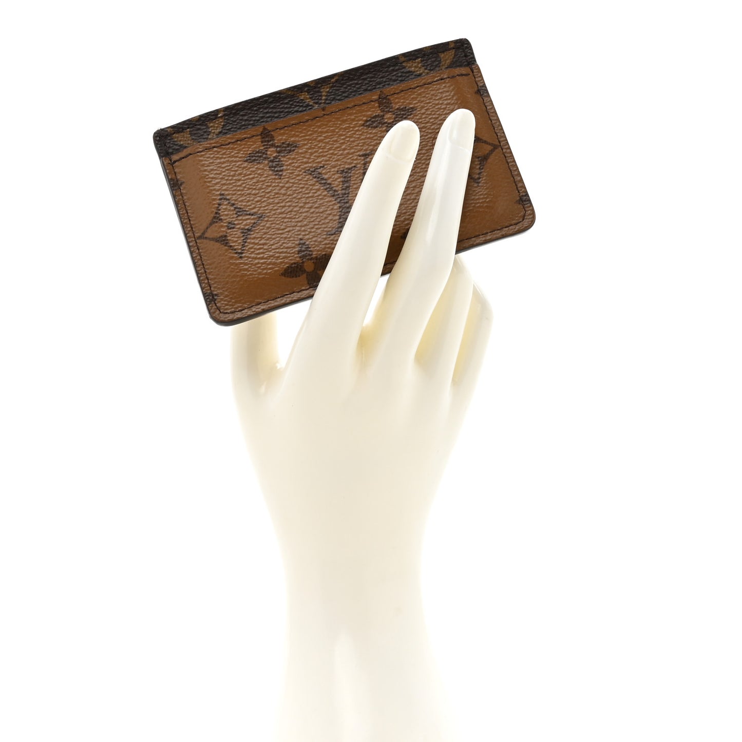 Reverse Monogram Card Holder